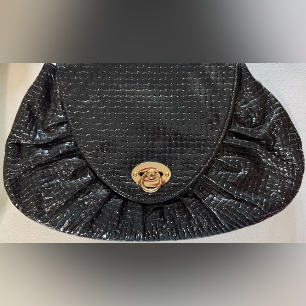 Goldenbleu black clutch bag Excellent condition